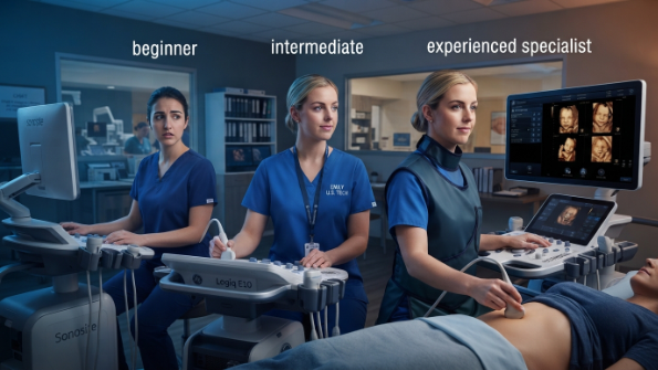 Career growth path for an entry-level ultrasound technician 